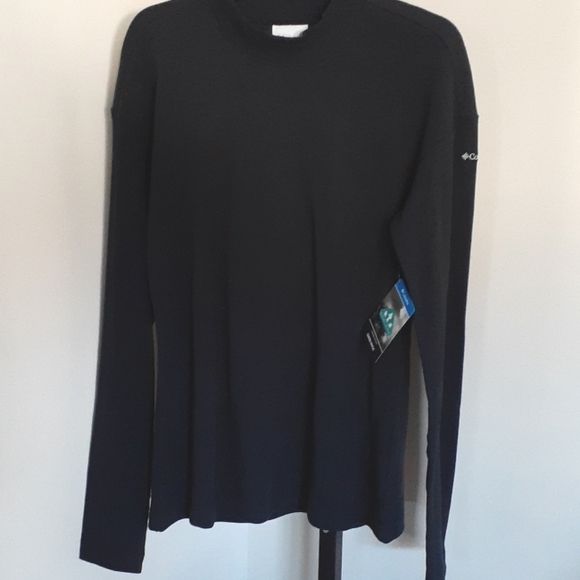 Columbia Tops - 15. NWT WOMENS COLUMBIA PINE STREET LONG SLEEVE KNIT TOP SHIRT BLACK SIZE SM